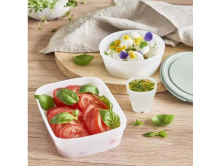smartstore Boîte de conservation, 0,5 L, gris / transparent