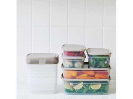 smartstore Boîte de conservation, 0,5 L, gris / transparent