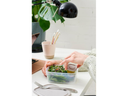 smartstore Boîte de conservation, 0,8 L, gris / transparent