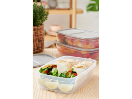 smartstore Boîte de conservation, 1,6 L, gris / transparent