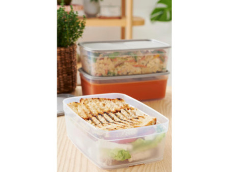 smartstore Boîte de conservation, 2,2 L, gris / transparent