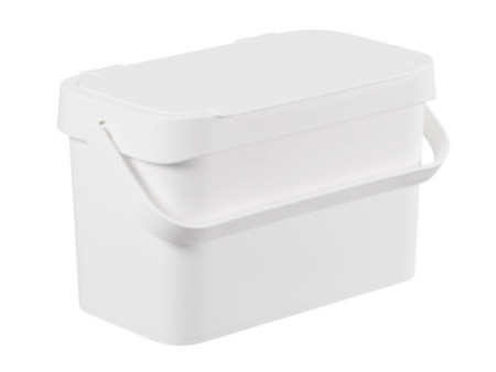 smartstore Poubelle bio 'Collect Biowaste', 5 L, blanc