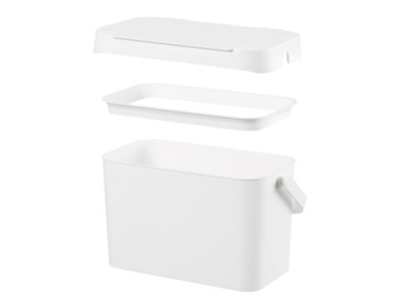smartstore Poubelle bio 'Collect Biowaste', 5 L, blanc