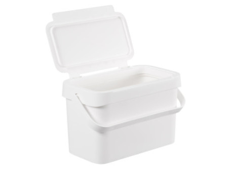smartstore Poubelle bio 'Collect Biowaste', 5 L, blanc