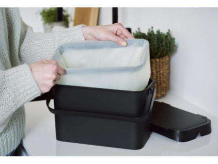 smartstore Poubelle bio 'Collect Biowaste', 5 L, noir