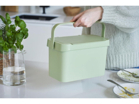smartstore Poubelle bio 'Collect Biowaste', 5 L, vert