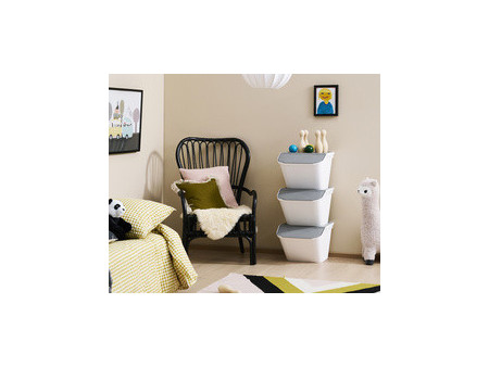 smartstore Bac de rangement/recyclage Stack-it M, 37 L