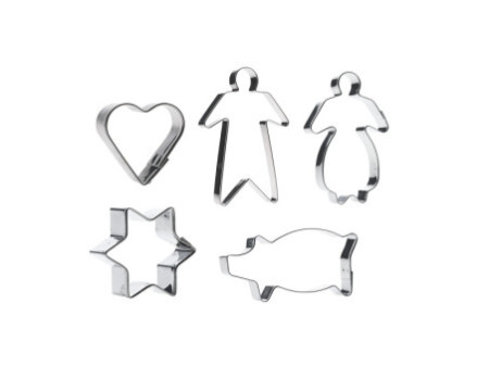 GastroMax Emporte-pièce Tradition, set de 5, inox