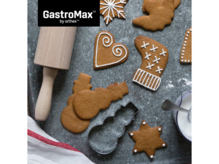 GastroMax Emporte-pièce Noël, set de 5, acier inoxydable