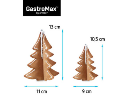 GastroMax Emporte-pièce 3D 'Sapin en pain d'épices'