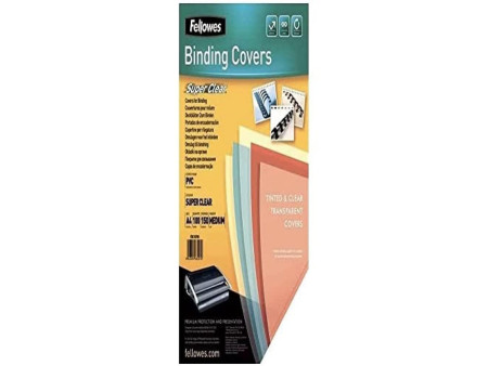 Fellowes Couverture, A4, PVC, 0,30 mm, transparent