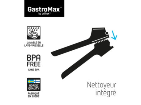 GastroMax Presse-ail, noir