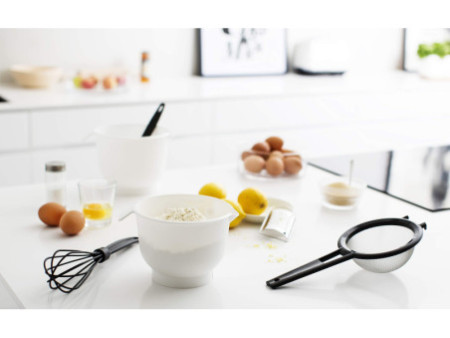 GastroMax Bol mélangeur, blanc, set de 3