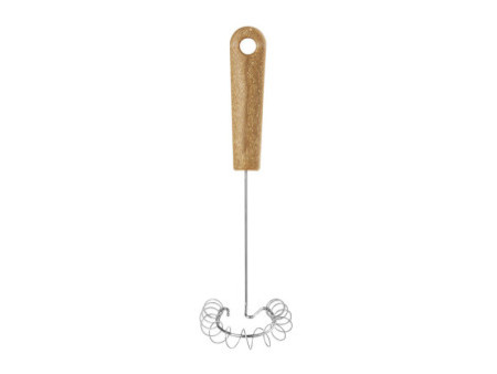 GastroMax Fouet spirale BIO, manche effet bois