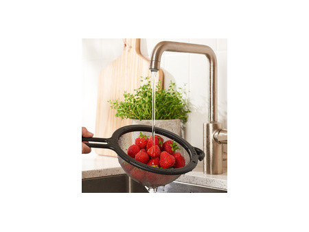 GastroMax Tamis de cuisine fin, diamètre: 80 mm, noir