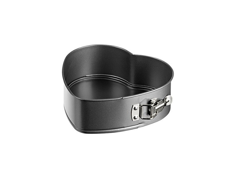 GastroMax Moule à manqué coeur, en acier carbone, gris