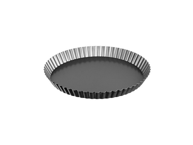 GastroMax Moule à tarte, en acier au carbone, 280 mm, gris