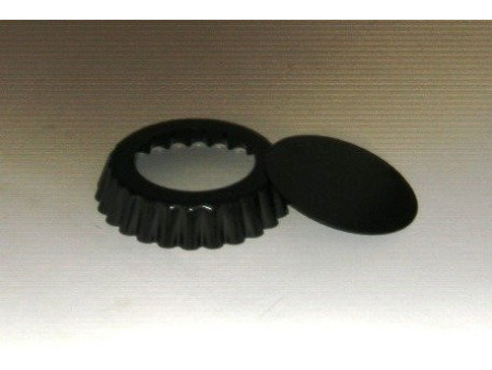 GastroMax Moule à tartelette, en acier au carbone, gris