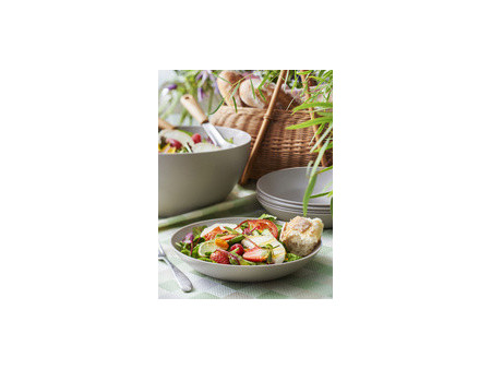 GastroMax Assiette plate BIO, diamètre: 250 mm, gris