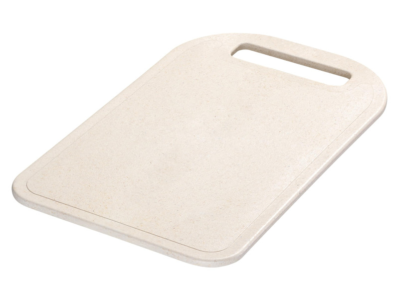 GastroMax Planche à découper BIO, 250 x 150 mm, crème