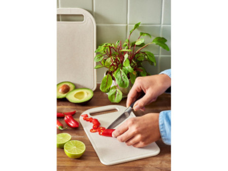 GastroMax Planche à découper BIO, 250 x 150 mm, crème