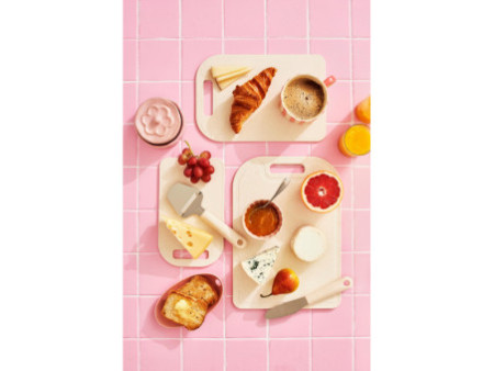GastroMax Planche à découper BIO, 300 x 205 mm, crème