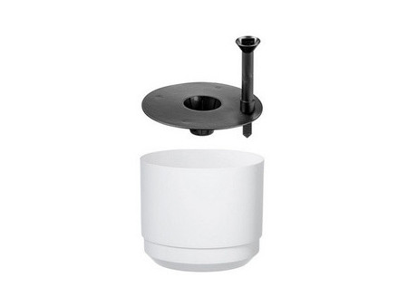orthex Pot de fleurs PAULINA, diamètre : 170 mm, blanc