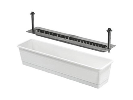 orthex Jardinière BALCONY, largeur : 750 mm, blanc