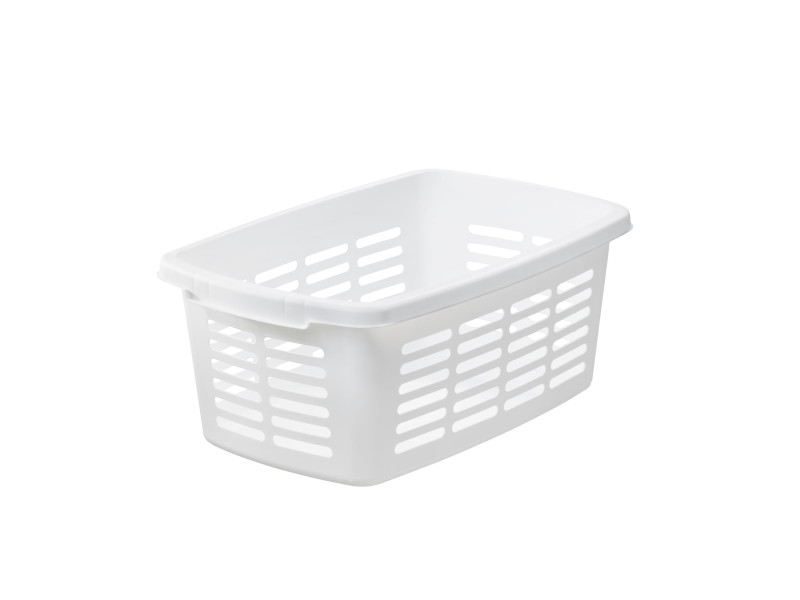 orthex Corbeille à linge, 30 litres, blanc