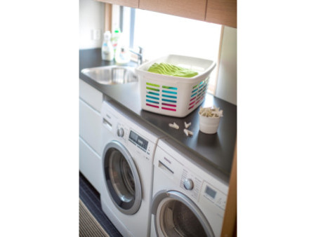 orthex Corbeille à linge, 30 litres, blanc