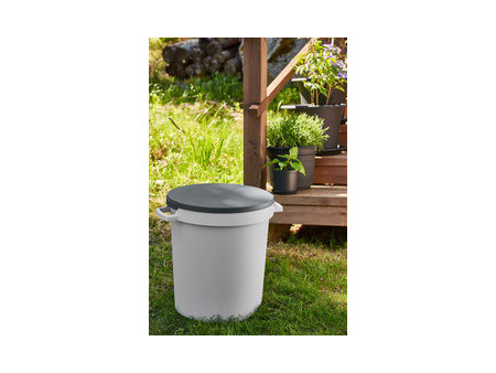 orthex Couvercle pour baquet de jardin 80 litres, gris foncé