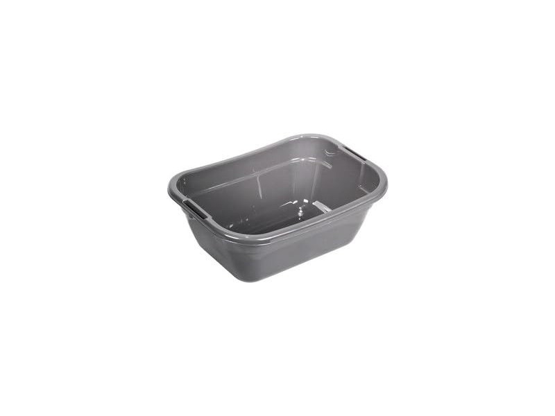 plast team Corbeille à linge LAUNDRY BASKET, 23 L, argent