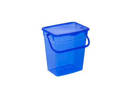 plast team Boîte à lessive, 6 litres, transparent