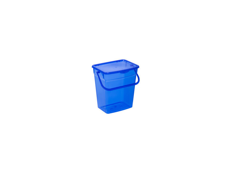 plast team Boîte à lessive, 6 litres, transparent