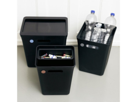 Plast team Poubelle AVEDORE, 20 litres, noir