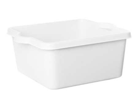 plast team Bassine ATLANTA, rectangulaire, 10 L, blanc
