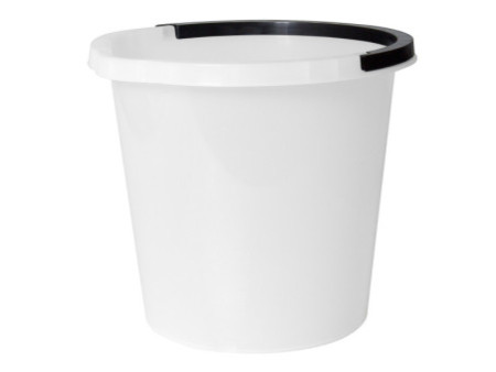 plast team Seau de nettoyage ATLANTA, 10 litres, blanc
