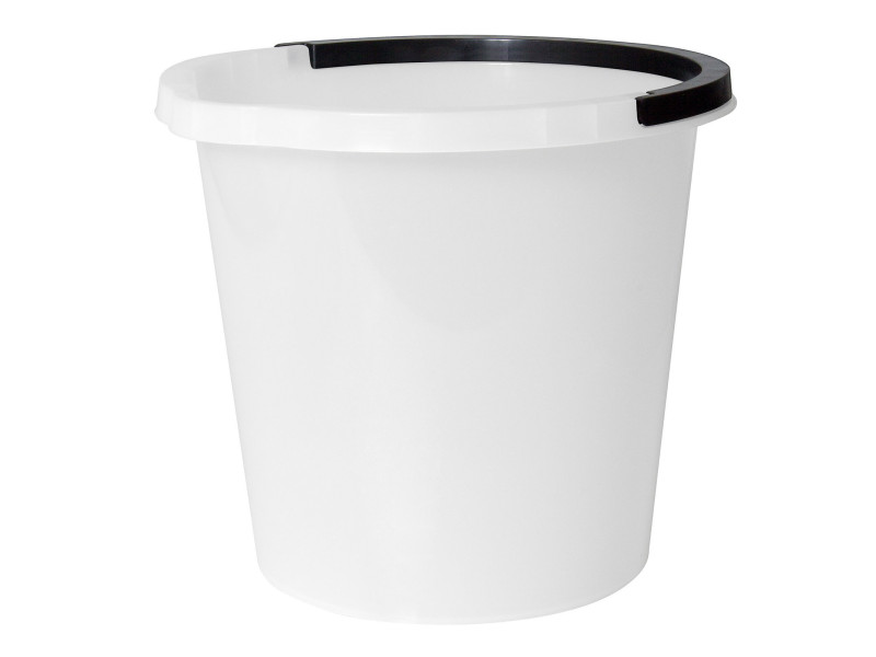 plast team Seau de nettoyage ATLANTA, 10 litres, blanc