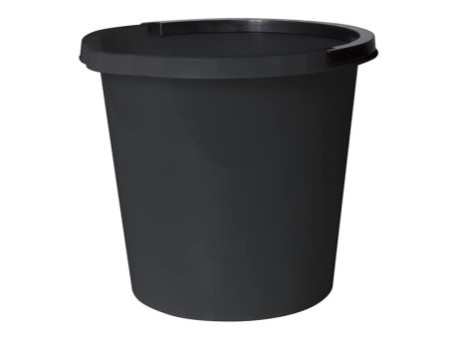 plast team Seau de nettoyage ATLANTA, 10 litres, noir