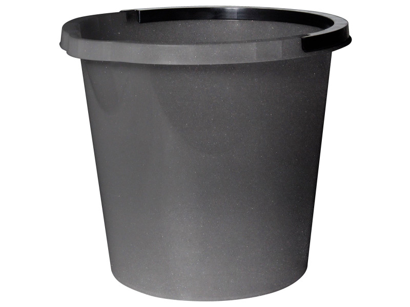 plast team Seau de nettoyage ATLANTA, 10 litres, argent