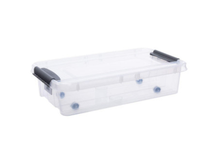 Plast team Boîte de rangement PROBOX dessous de lit, 31,0 L