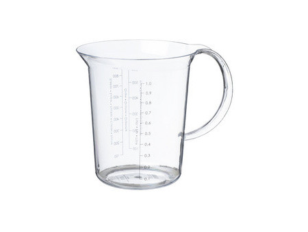 plast team Pichet mesureur 'Palermo', 1,0 litre, transparent