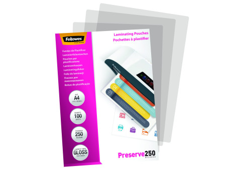 Fellowes Pochette de plastification, A4, brillante