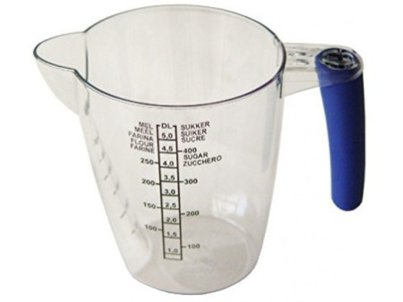 plast team Pichet mesureur, 1,0 litre, transparent