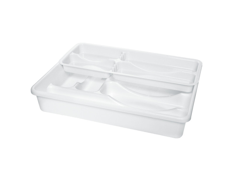 plast team Range-couverts 'Double', blanc