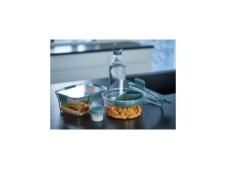 plast team Boîte repas Lyon To-Go, PP/tritan, 1,4 L, vert