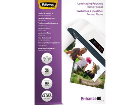 Fellowes Pochette de plastification, 150 x 100 mm,