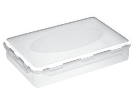 Plast team Boîte de conservation Airtight, 2,3 litres, blanc