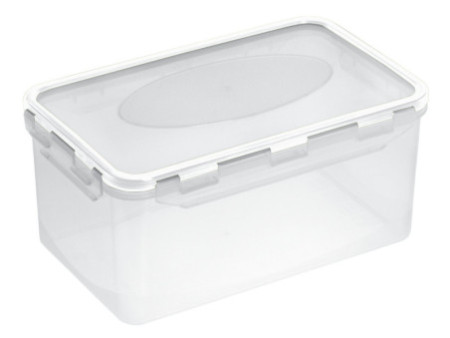 Plast team Boîte de conservation Airtight, 2,0 litres, blanc
