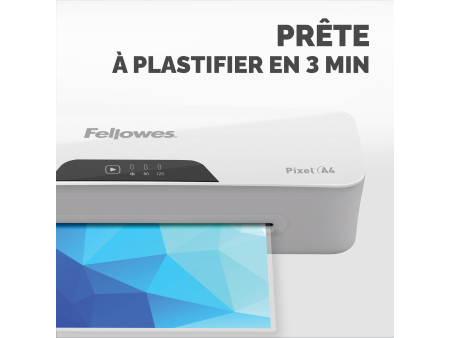 Fellowes Plastifieuse Pixel format A4, blanc